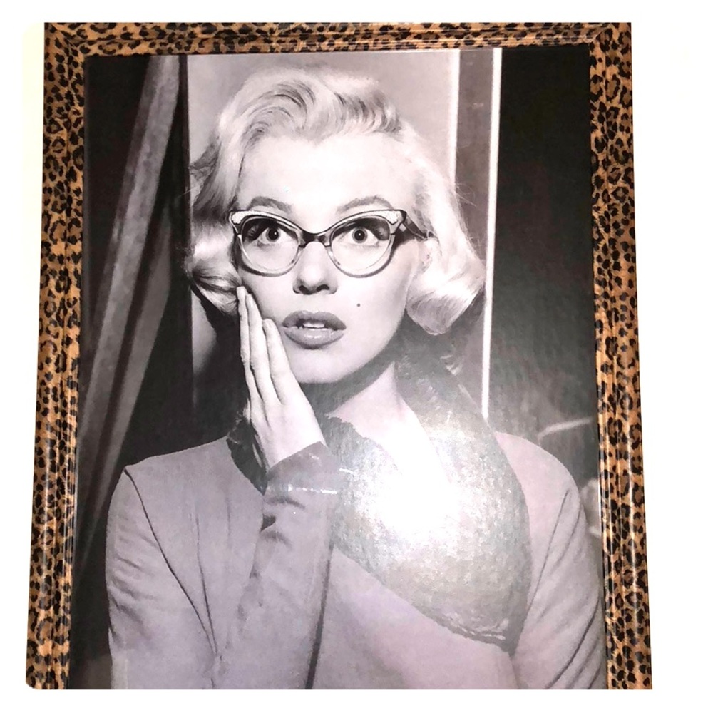 Marilyn Monroe 20x40 leopard frame picture